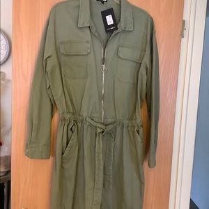 On Duty Jumpsuit - Olive